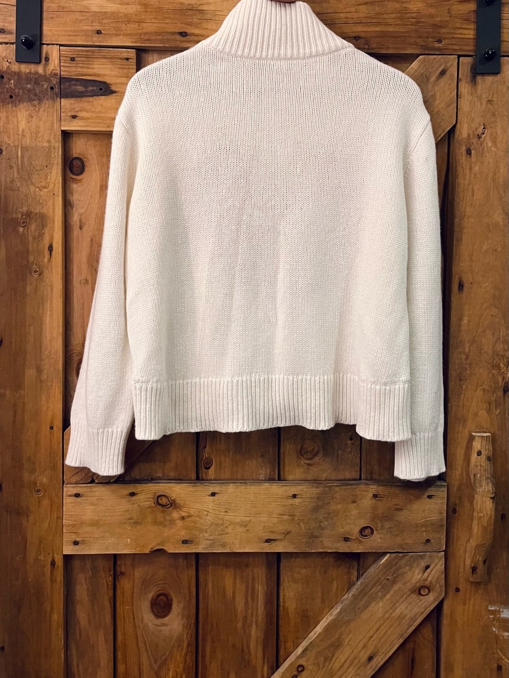 NWT Kate Spade Cream Turtleneck Sweater with Red Heart - Picture 7 of 10